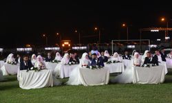 Hatay'da 100 depremzede çift için toplu nikah töreni yapıldı