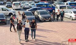 Elmalı'da otomobil çaldıkları belirlenen 3 kişi tutuklandı