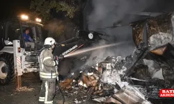Çatalca'daki fabrika yangını söndürüldü