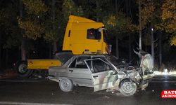 Otomobille çekici çarpıştı, 4 kişi yaralandı