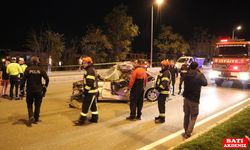 Tıra çarpan otomobilin sürücüsü öldü