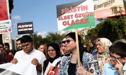 Adana ve Osmaniye'de AK Parti'li gençler, İsrail'in saldırılarını protesto etti