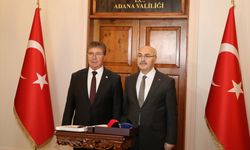 KKTC Başbakanı Üstel, Adana Valisi Köşger'i ziyaret etti