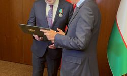 Aksa Enerji CEO'su Cemil Kazancı'ya "Özbekistan Dostluk Nişanı" verildi