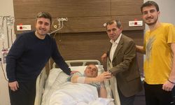 Galatasaray Başkanı Özbek’ten Çakır’a 'geçmiş olsun' ziyareti