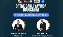 Orhaneli Belediye Başkanı Ali Aykurt ortak canlı yayına konuk oluyor