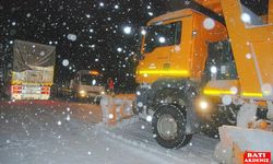 Kar nedeniyle tır ve kamyon geçişine kapatılan Antalya-Konya kara yolu açıldı