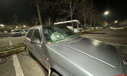 Park halindeki 35 aracın camları kırıldı
