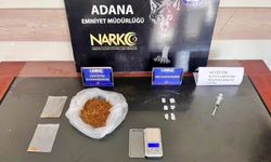 Adana'da evinde uyuşturucu ele geçirilen zanlı tutuklandı