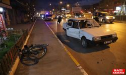 Otomobilin çarptığı bisikletin sürücüsü öldü
