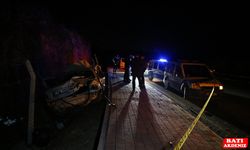Şarampole devrilen otomobildeki 2 kişi öldü, 2 kişi yaralandı