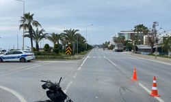 Alanya'da kamyonla çarpışan motosikletin sürücüsü öldü