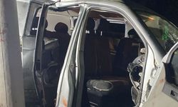 Mersin'de elektrik direğine çarpan panelvandaki 2 kişi öldü, 3 kişi yaralandı