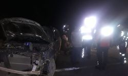 Burdur'da şarampole devrilen otomobildeki 5 kişi yaralandı