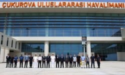 Mersin Valisi Pehlivan, Çukurova Uluslararası Havalimanı'nı inceledi