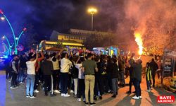 Fenerbahçe taraftarları derbi zaferinin sevincini yaşadı