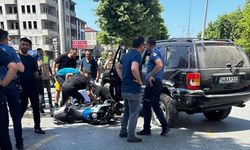 Cipe çarpan motosikletli ağır yaralandı