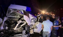 Tır ile minibüsün çarpışması sonucu 4 kişi yaralandı