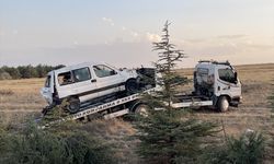 Şarampole devrilen hafif ticari aracın sürücüsü öldü