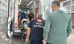 Çalıştıkları otopark çatısından düşen 2 işçi yaralandı