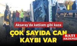 Aksaray’da trafik kazası 7 ölü 34 yaralı