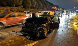 Anadolu Otoyolu'nda meydana gelen zincirleme kazada 10 kişi yaralandı