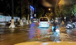 Fethiye'de şiddetli yağış su baskınlarına neden oldu
