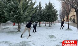 Burdur'da Kar Yağışı Ulaşımı Aksattı