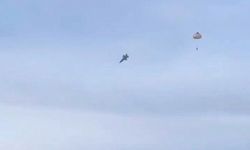 F35 Uçağı düştü: Pilot kendini fırlattı