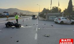 Motosiklet kazası, genç sürücüyü hayattan kopardı