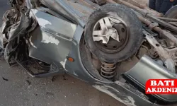 Gümüşhane'de trafik kazası, araçlar hurdaya döndü