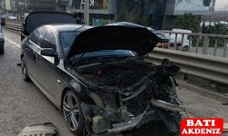 Samsun'da araçlar hurdaya döndü : Yaralılar var