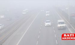Denizli - Antalya yolu üzerinde sis engeli