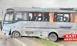 Balıkesir'de işçi servisi devrildi:18 Kişi Yaralandı