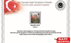 Pençe Kilit'ten acı haber! Şehidimiz var