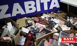 Antalya'da sahte parfüme Zabıta engeli
