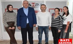 Kaymakam Bahadır Güneş'ten Batı Akdeniz Haber ve Reklam Ajansı'na Ziyaret