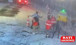 Akaryakıt istasyonunda iş insanına 'kesici' saldırı