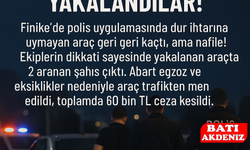 Asayiş Uygulamasında Film Gibi Anlar: Araç Men, Şahıslar Gözaltında
