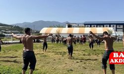 Kumluca’da Yağlı Güreşçilerin Yeni Sezon Hazırlıkları Başladı