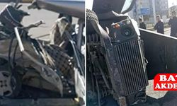 Zırhlı Araçla Sivil Otomobil Çarpıştı, Yaralılar Var!
