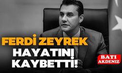 Manisa Büyükşehir Belediye Başkanı Ferdi Zeyrek Hayatını Kaybetti