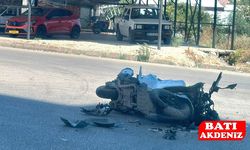 Kumluca’da Trafik Kazası: Motosiklet Sürücüsü Hafif Yaralandı
