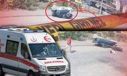 Kazada kaskı sayesinde hayatta kaldı!