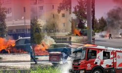 Trafikte korku dolu anlar! Antalya'da alev topuna döndü!