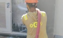 Adrasan'da trafo patladı