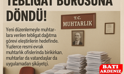 Muhtarlıklar tebligat bürosuna döndü!