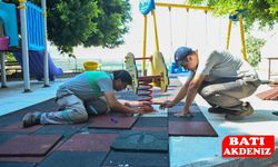 Kumluca’da Parklar Yenileniyor: Çocuklara Güvenli Oyun Alanları
