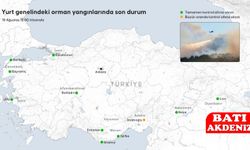 Orman Yangınlarında Son Durum Çoğu Noktada Kontrol Sağlandı