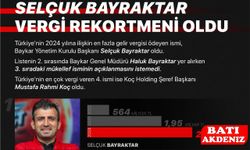 Selçuk Bayraktar, 2024’te Türkiye’nin gelir vergisi rekortmeni oldu